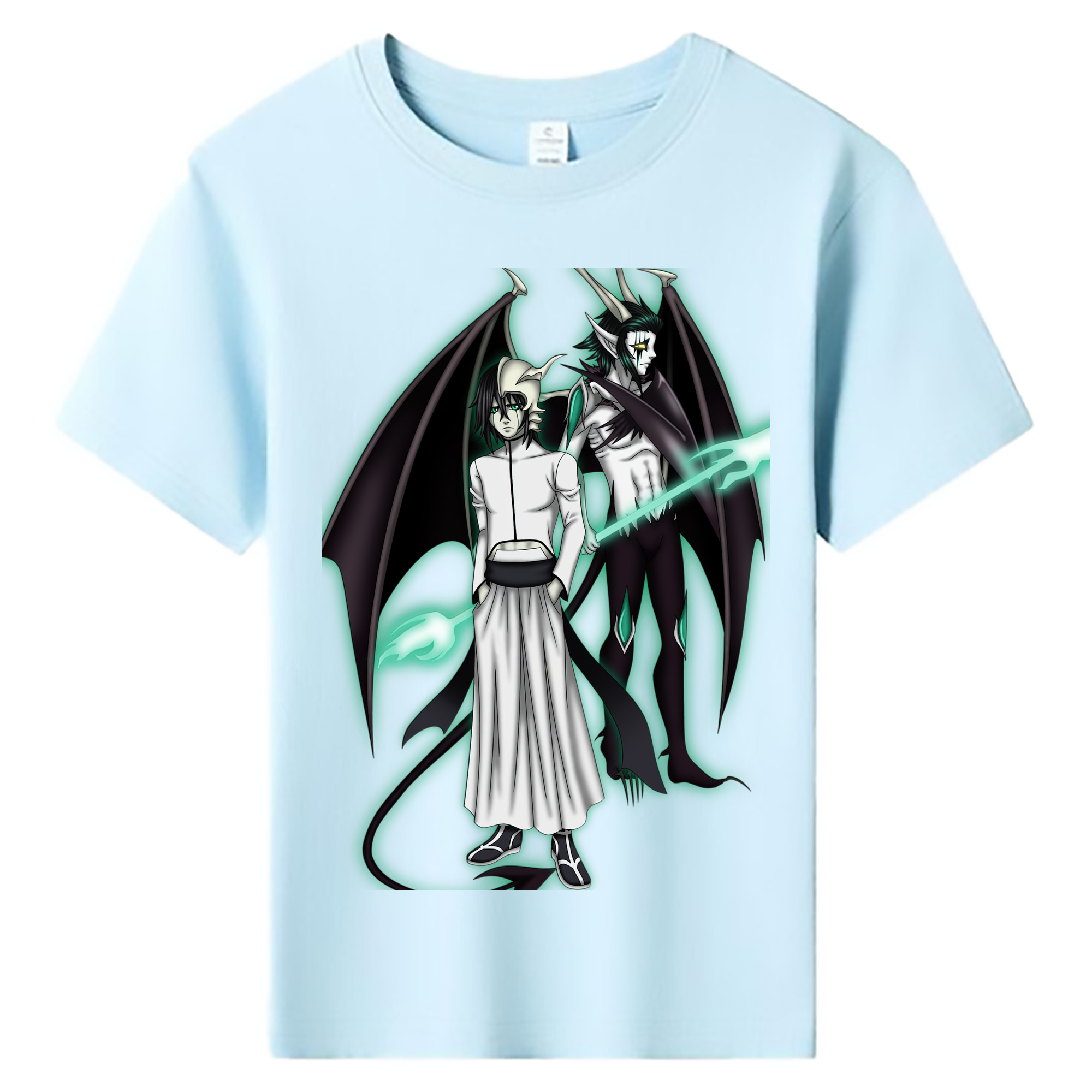 （画像用） ブリーチ ウルキオラ·シファー BLEACH Ulquiorra cifer 綿100％キッズTシャツ（フロントプリント）